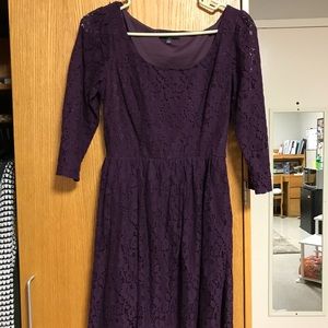 Purple Lace Dress